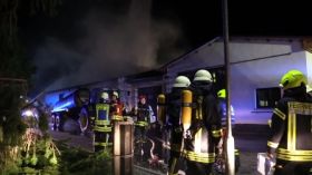 Feuer In Gleistal Agrar In Golmsdorf Bei Jena 0009